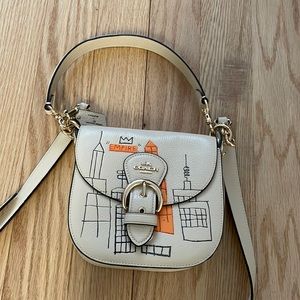 Coach x Basquiat collaboration crossbody bag